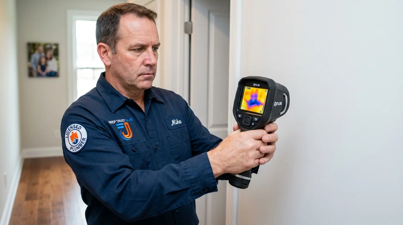 Thermal imaging leak detection by Johns Plumbing LLC in Arizona City